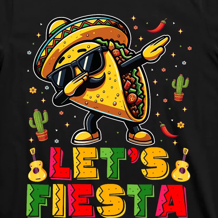 LetS Fiesta Taco Cinco De Mayo Mexican Party T-Shirt