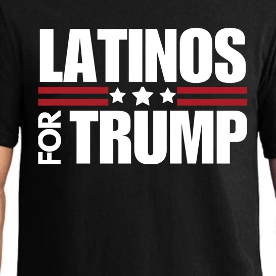 Latinos For Trump 2024 Patriot Conservative Republican Gift Pajama Set