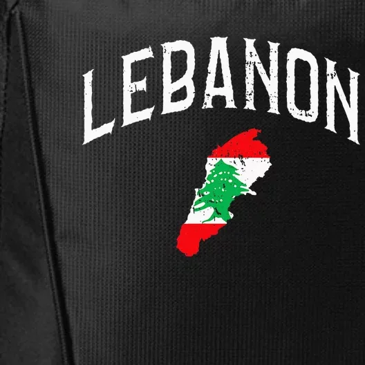 Lebanon Flag Throwback Sport Souvenir City Backpack