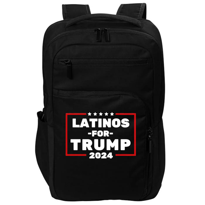 Latinos For Trump 2024 Usa Proud Latino Impact Tech Backpack