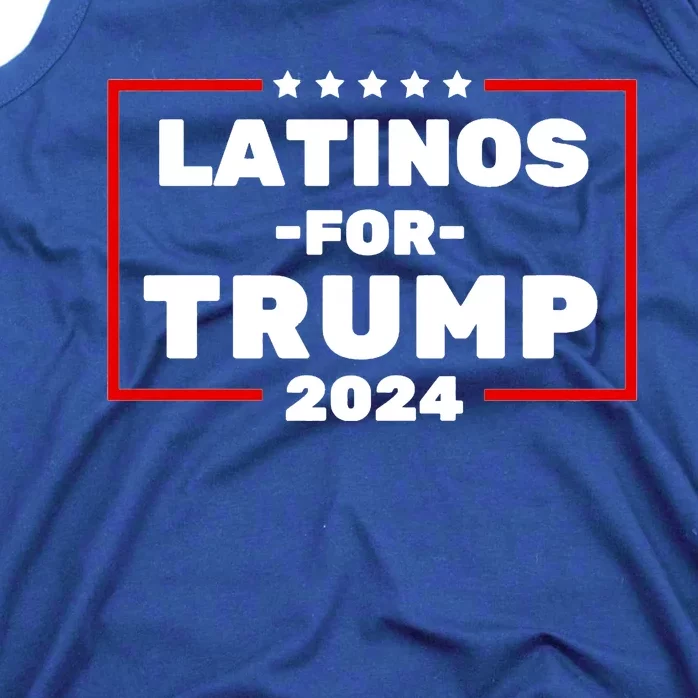 Latinos For Trump 2024 Usa Proud Latino Tank Top