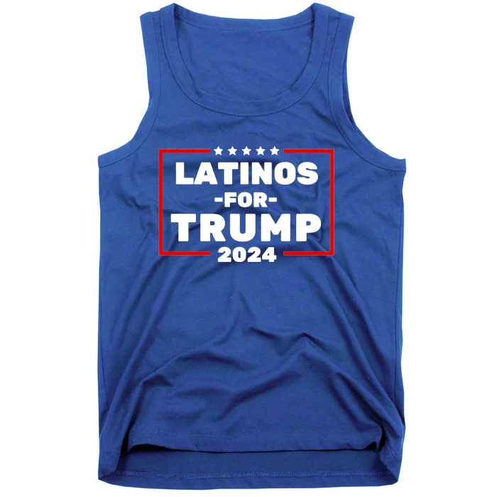 Latinos For Trump 2024 Usa Proud Latino Tank Top