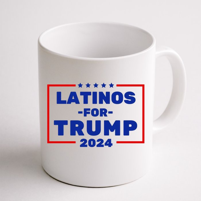 Latinos For Trump 2024 Usa Proud Latino Front & Back Coffee Mug