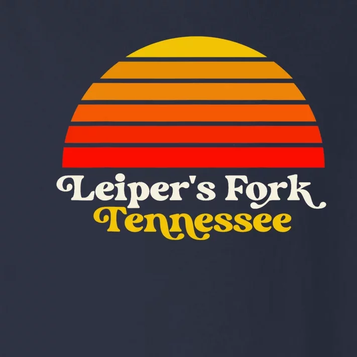 Leiper's Fork Tennessee Retro Sunset Nashville Toddler Long Sleeve Shirt