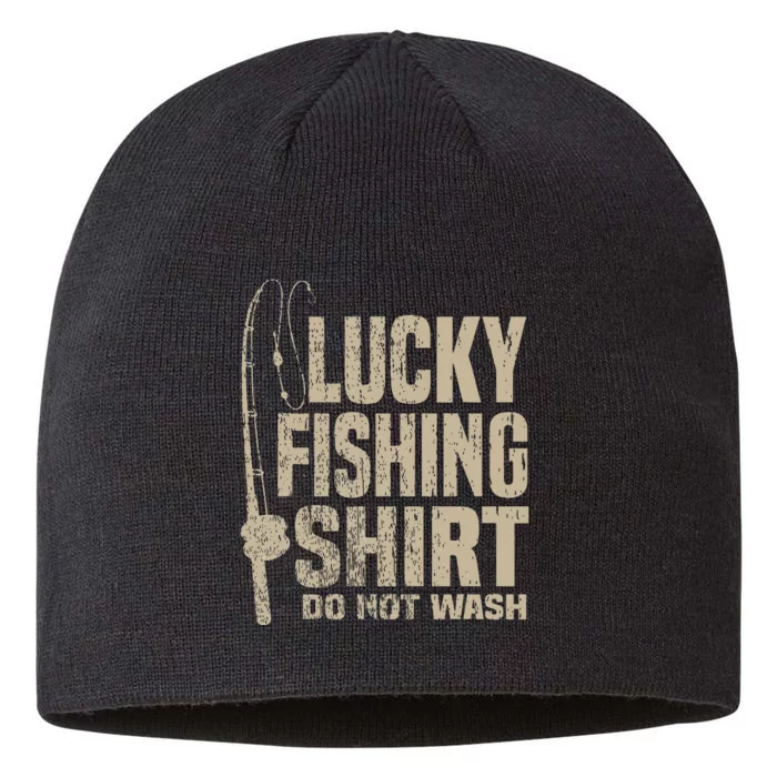 Lucky Fishing Top Do Not Wash. Great Gift For Dad Mom 8 1/2in Sustainable Knit Beanie