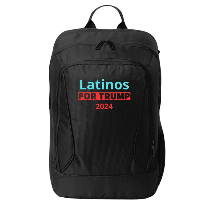 Latinos For Trump 2024 City Backpack