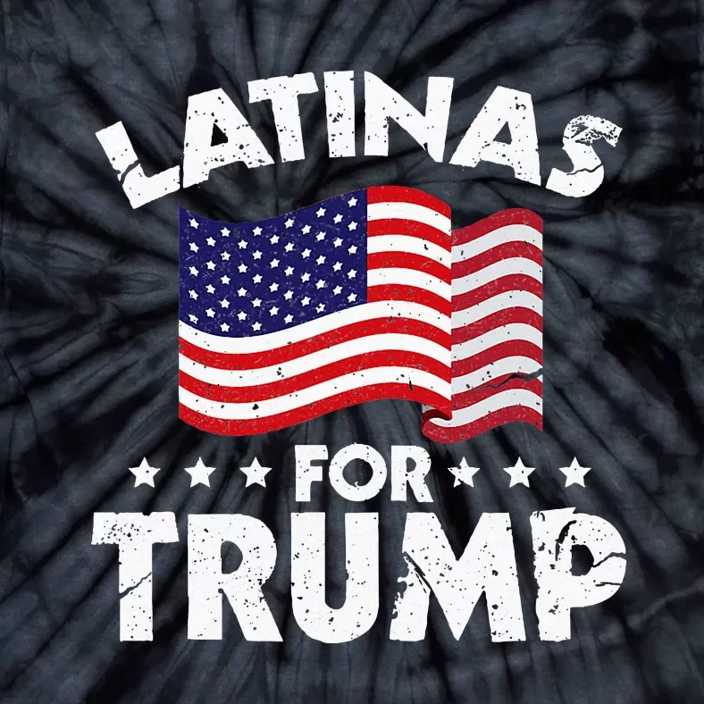 Latinas For Trump 2020 Reelect Donald Trump 45 Tie-Dye T-Shirt