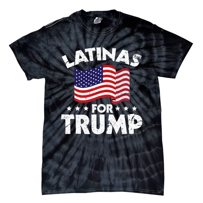 Latinas For Trump 2020 Reelect Donald Trump 45 Tie-Dye T-Shirt