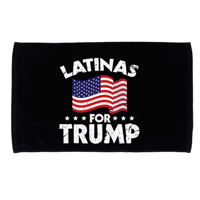 Latinas For Trump 2020 Reelect Donald Trump 45 Microfiber Hand Towel