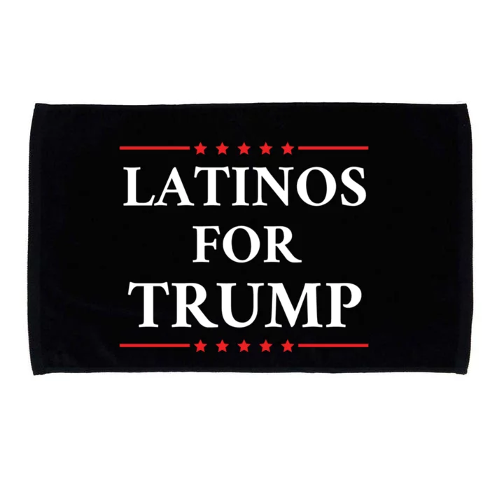 Latinos For Trump 2024 Microfiber Hand Towel