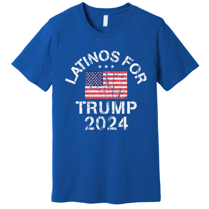 Latinos For Trump 2024 Premium T-Shirt