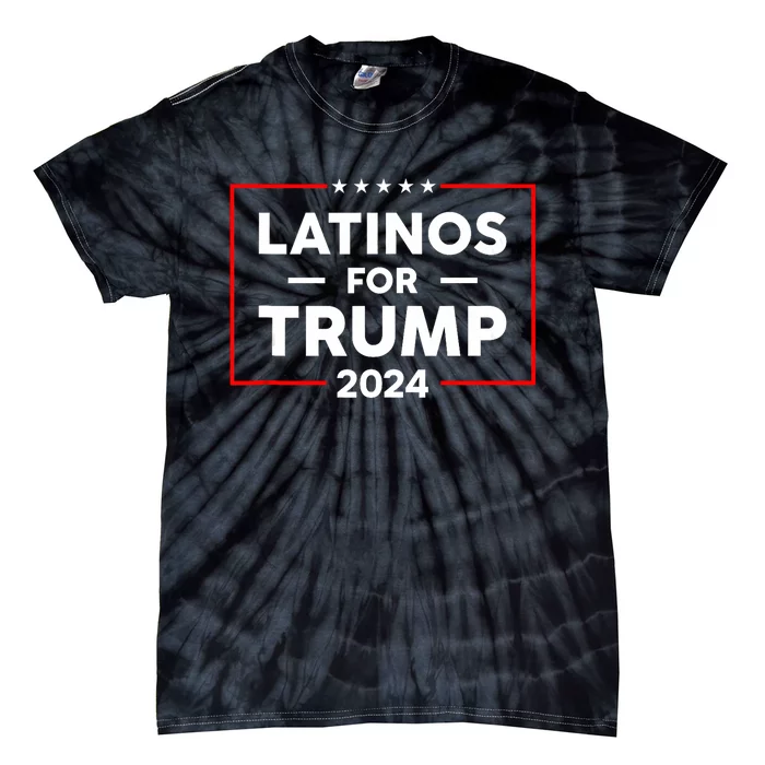 Latinos For Trump 2024 Tie-Dye T-Shirt