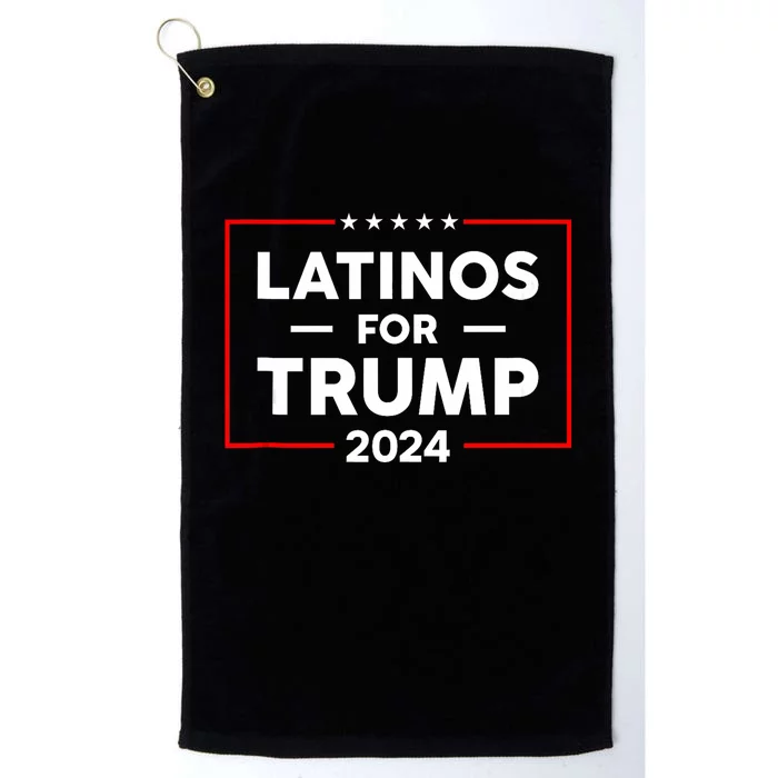 Latinos For Trump 2024 Platinum Collection Golf Towel