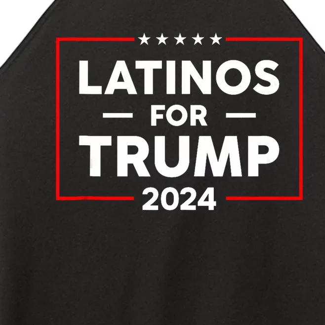 Latinos For Trump 2024 Women’s Perfect Tri Rocker Tank