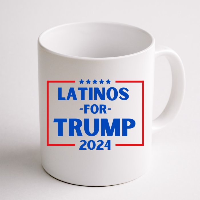 Latinos For Trump 2024 Donald Trump 2024 Front & Back Coffee Mug