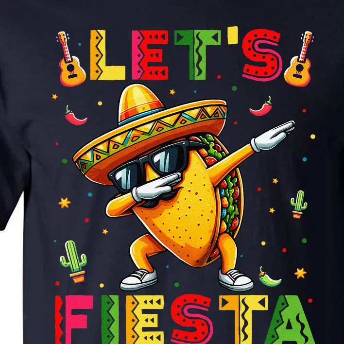 Lets Fiesta Taco Cinco De Mayo Mexican Party Tall T-Shirt