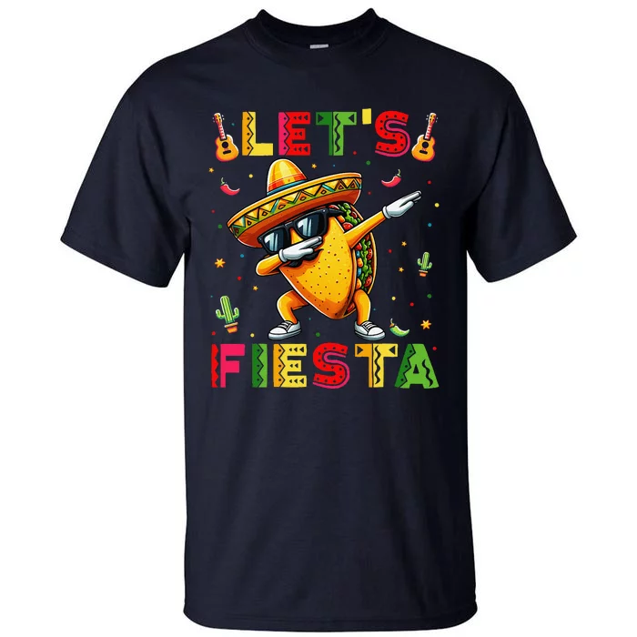 Lets Fiesta Taco Cinco De Mayo Mexican Party Tall T-Shirt