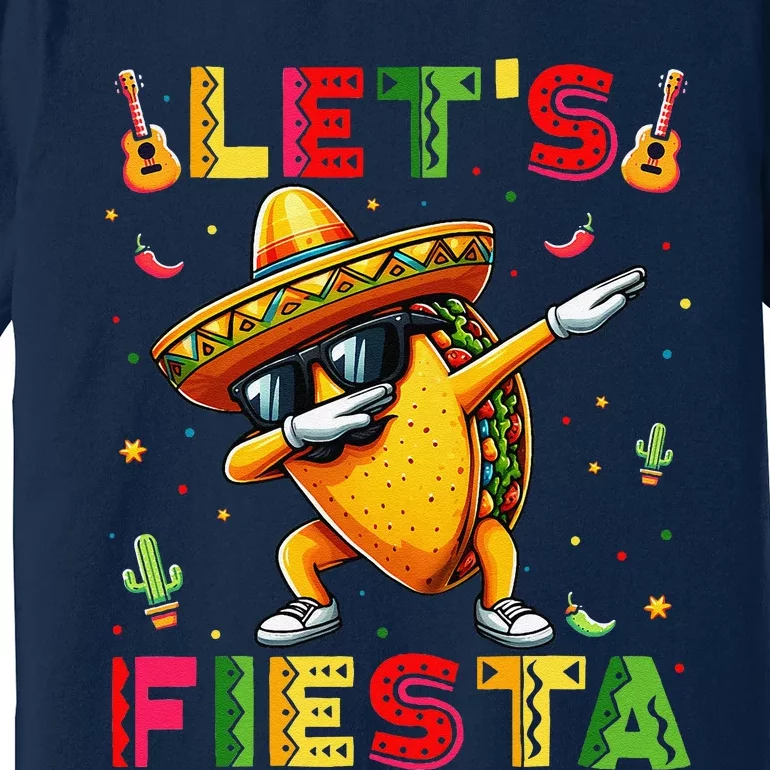 Lets Fiesta Taco Cinco De Mayo Mexican Party Premium T-Shirt