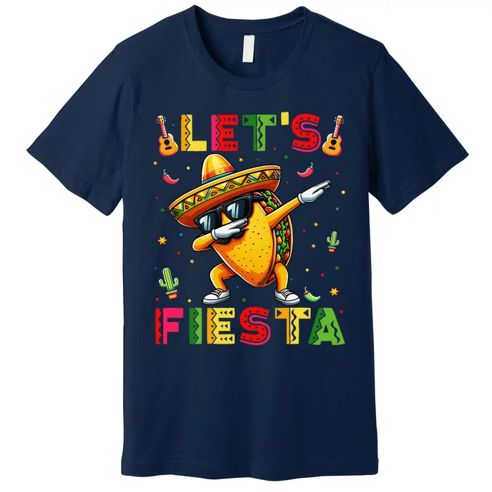 Lets Fiesta Taco Cinco De Mayo Mexican Party Premium T-Shirt