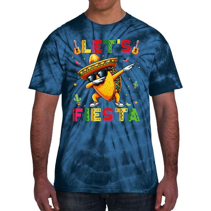 Lets Fiesta Taco Cinco De Mayo Mexican Party Tie-Dye T-Shirt