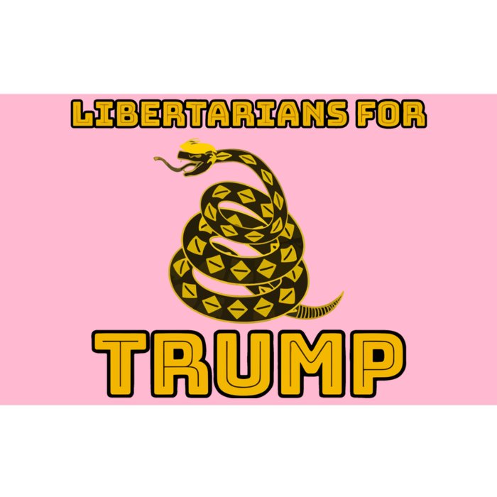 Libertarians For Trump Gadsden Bumper Sticker