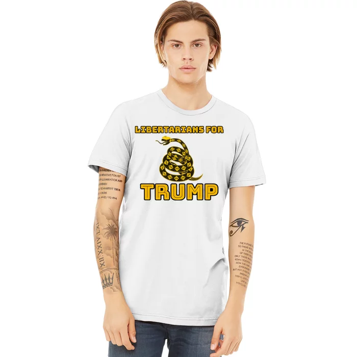 Libertarians For Trump Gadsden Premium T-Shirt