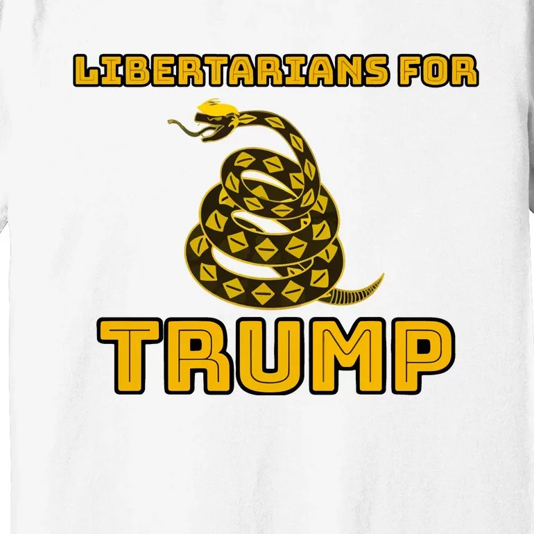 Libertarians For Trump Gadsden Premium T-Shirt