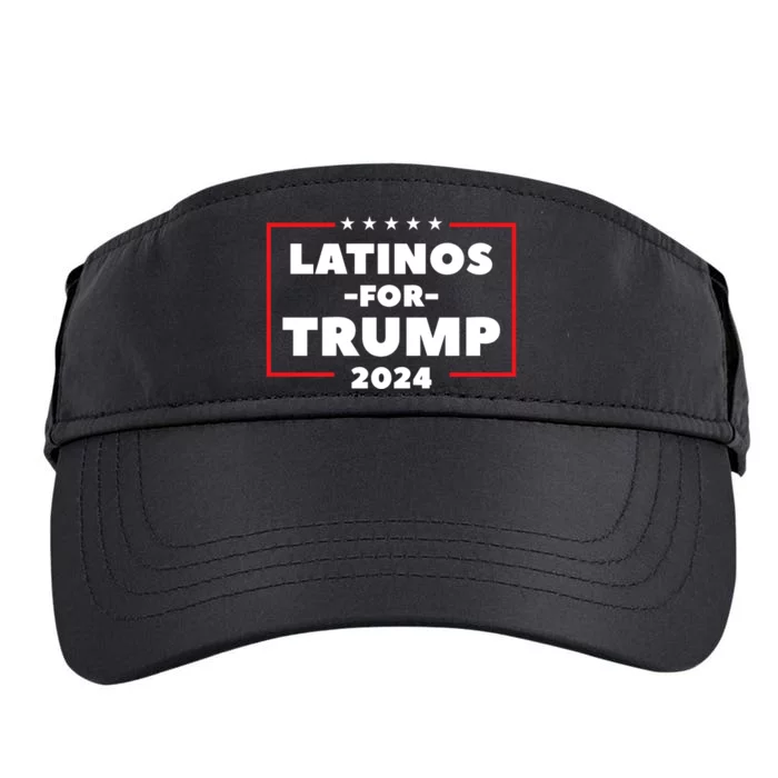 Latinos For Trump 2024 Adult Drive Performance Visor