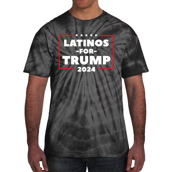 Latinos For Trump 2024 Tie-Dye T-Shirt