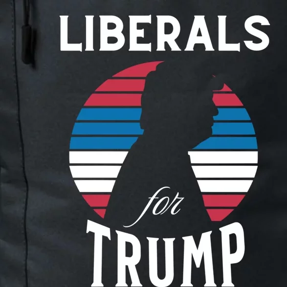 Liberals For Trump 2024 Take America Back Election Funny Gift Daily Commute Backpack