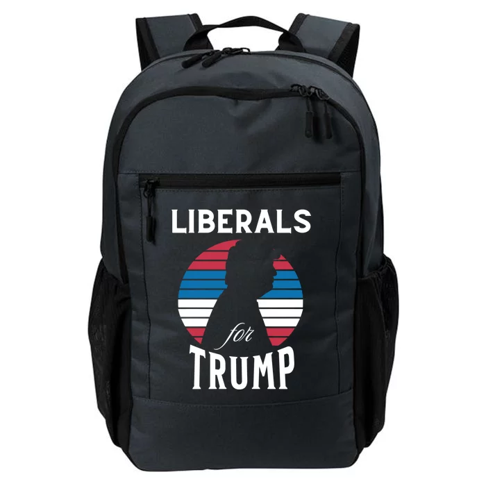 Liberals For Trump 2024 Take America Back Election Funny Gift Daily Commute Backpack