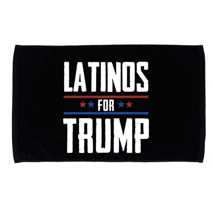 Latinos For Trump 2024 Microfiber Hand Towel