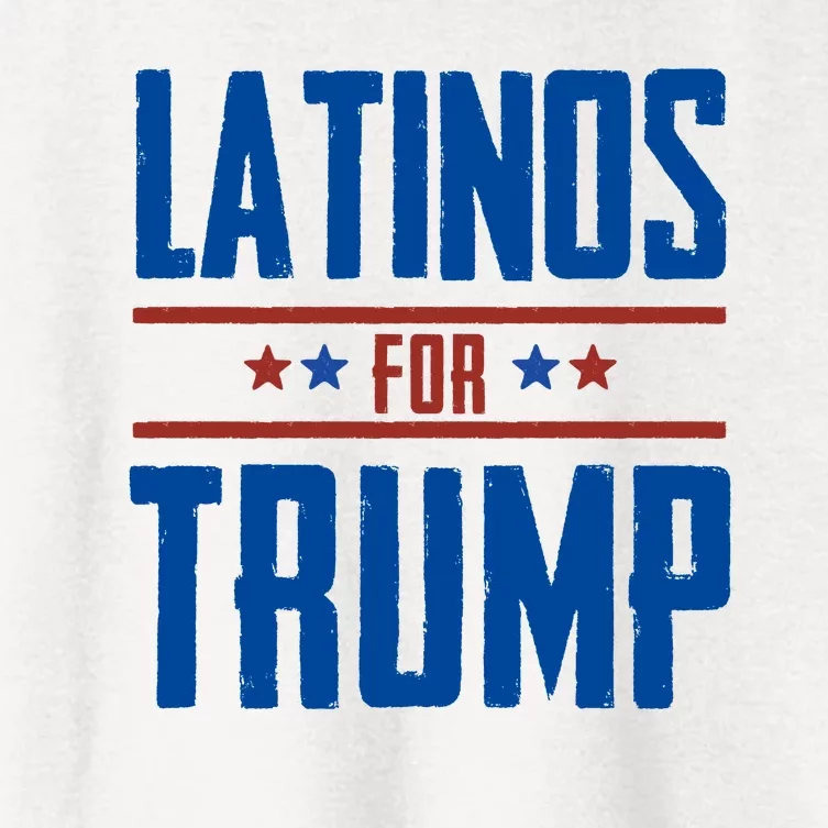 Latinos For Trump 2024 Women's Crop Top Tee