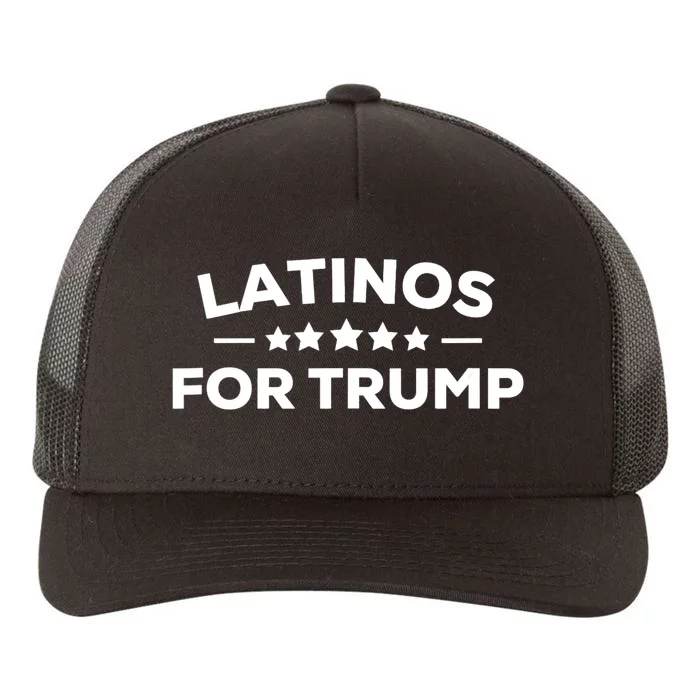 Latinos For Trump 2024 Funny Gift Yupoong Adult 5-Panel Trucker Hat