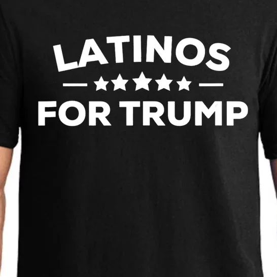 Latinos For Trump 2024 Funny Gift Pajama Set