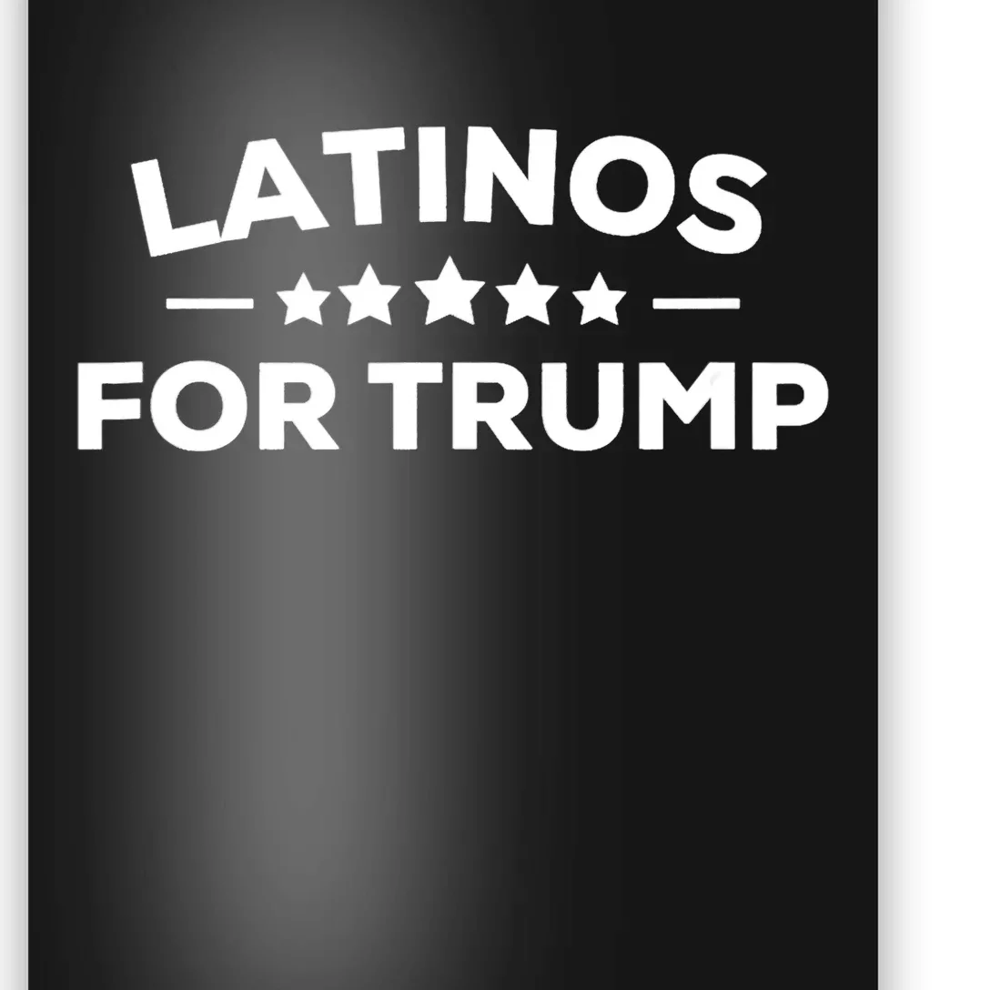 Latinos For Trump 2024 Funny Gift Poster