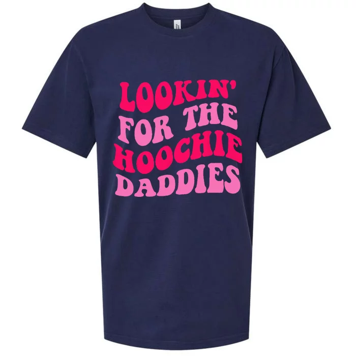 Lookin For The Hoochie Daddies Quote Sueded Cloud Jersey T-Shirt