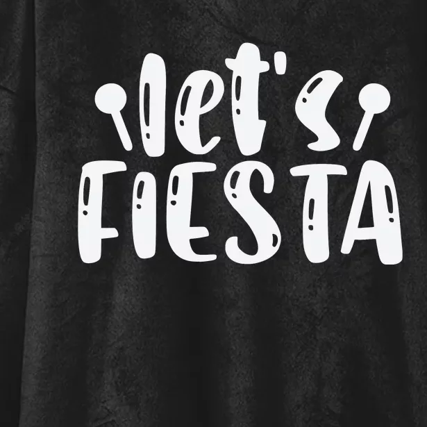 Let's Fiesta T Hooded Wearable Blanket