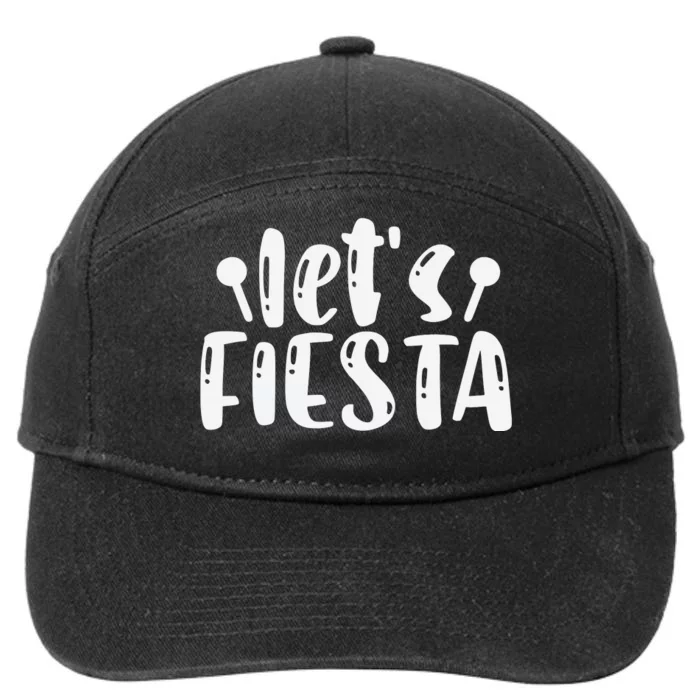 Let's Fiesta T 7-Panel Snapback Hat