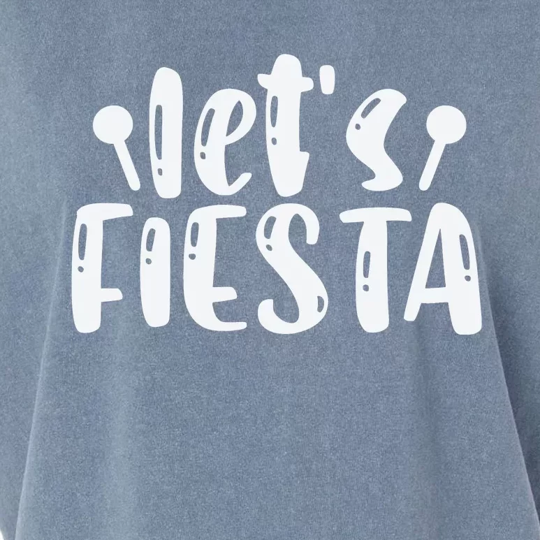 Let's Fiesta T Garment-Dyed Women's Muscle Tee