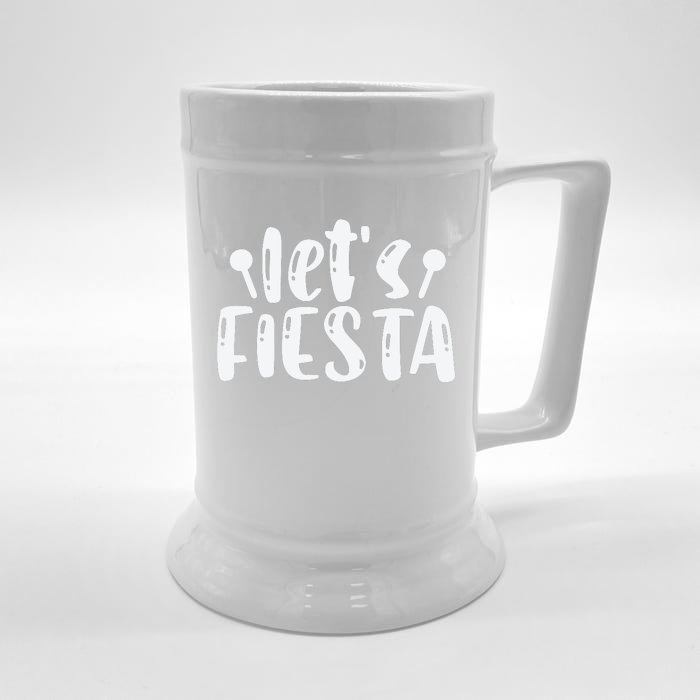 Let's Fiesta T Front & Back Beer Stein