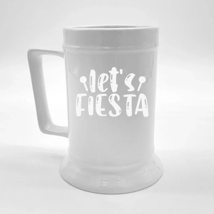 Let's Fiesta T Front & Back Beer Stein