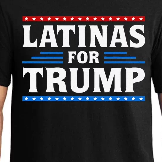 Latinas For Trump 2024 Election Vote Latina Women Republican Pajama Set