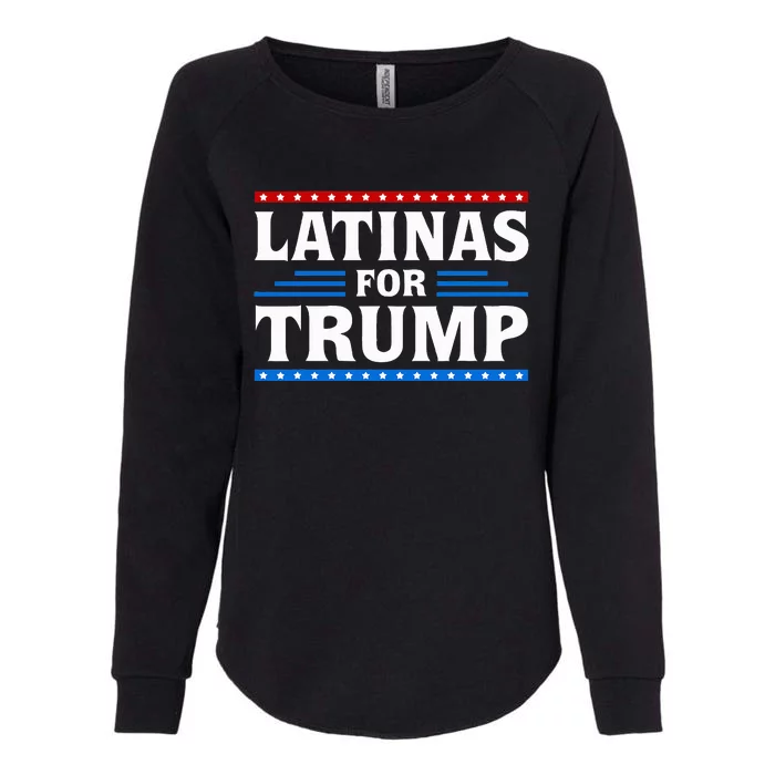 Latinas For Trump 2024 Election Womens California Wash Sweatshirt