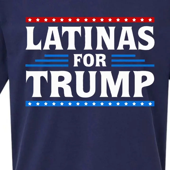 Latinas For Trump 2024 Election Sueded Cloud Jersey T-Shirt