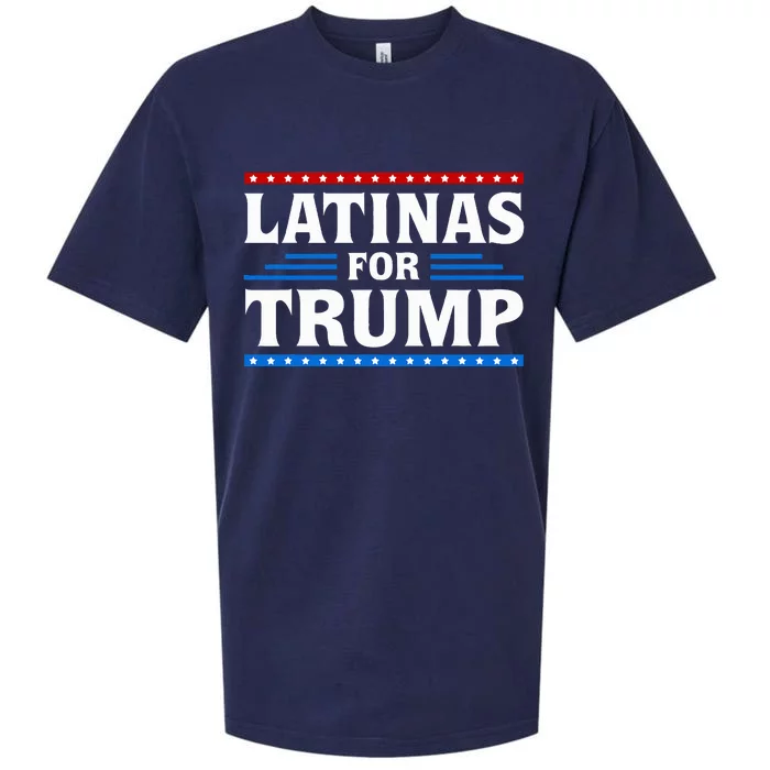 Latinas For Trump 2024 Election Sueded Cloud Jersey T-Shirt