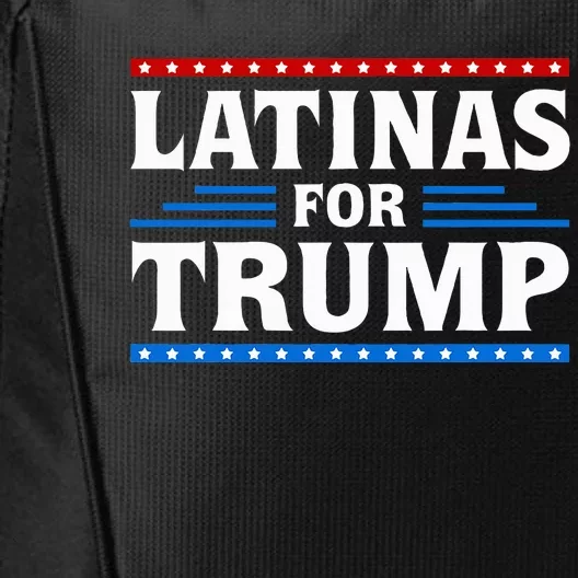 Latinas For Trump 2024 Election Vote Latina Republican City Backpack