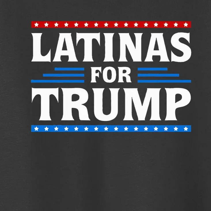 Latinas For Trump 2024 Election Vote Latina Republican Toddler T-Shirt