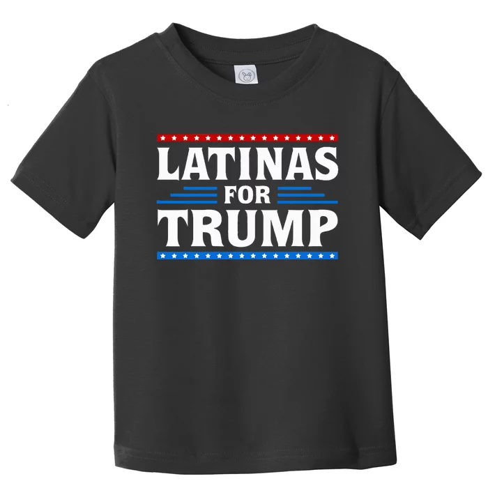 Latinas For Trump 2024 Election Vote Latina Republican Toddler T-Shirt