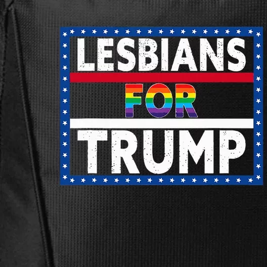 Lesbians For Trump 2024 President Election Vote Trump City Backpack